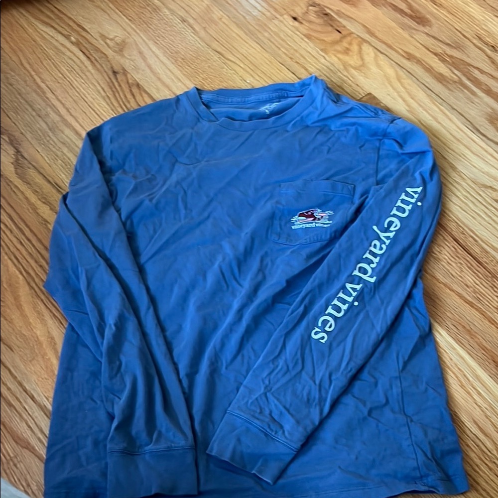 Vineyard Vines Blue Long Sleeve Tee